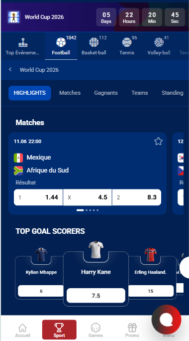 Koup Dimond 2026 sou Bel Paryaj — pari sou match Mondyal yo
